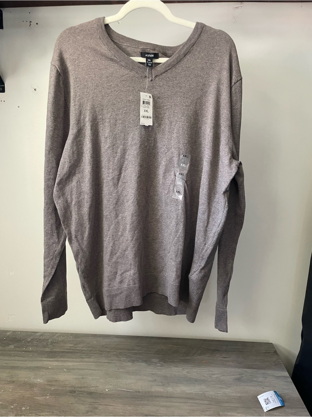 Alfani Women’s Crewneck Sweater - Light Gray Taupe